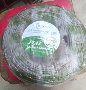 Lagostar 2x1mm2 Flat Cable – Original Nigerian Twin Core Wire