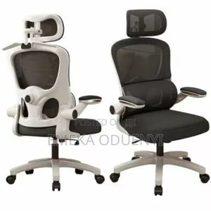 Ergonomic Home Office Chair With Flip Armrest Lumber Support
