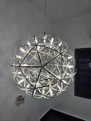 Orbit Stainless Inner Layer Chandelier – Luxury Modern Led Light