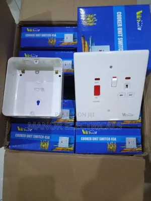 6x6kitchen Socket Switch – Durable Multi-Purpose Power Outlet 45amps