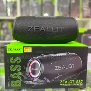 Zealot 80w Super Bass Bluetooth Speaker With 16000mah Battery S87
