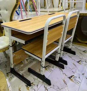 Imported High Quality Double Seater Classroom Imported Wood.
