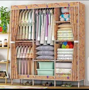 3 Partition Wooden Wardrobe High Quality