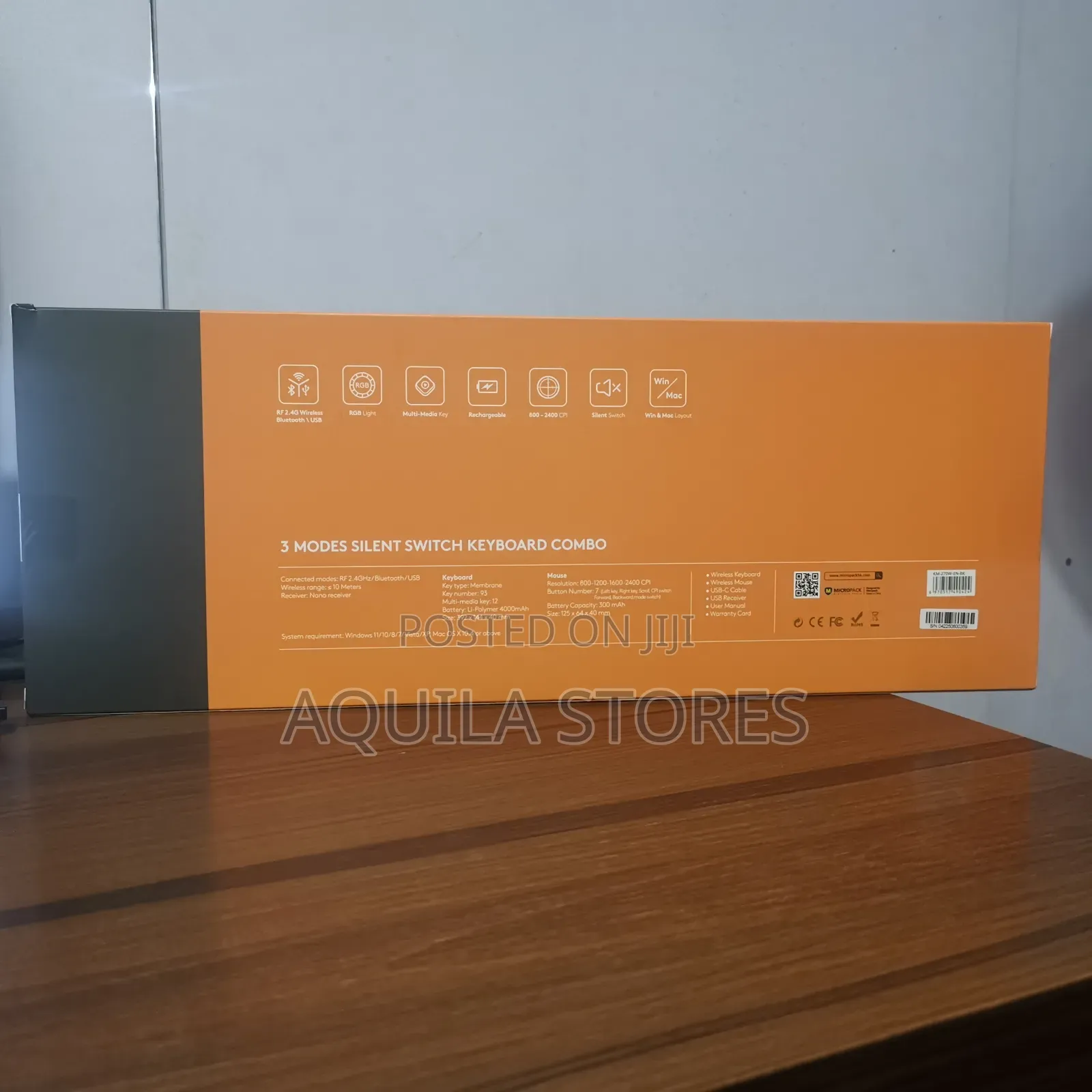Micropack Km-270w Wireless Keyboard and Mouse Combo