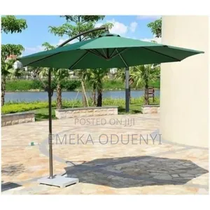 Garden Umbrella Cantilever Support With Marble Base
