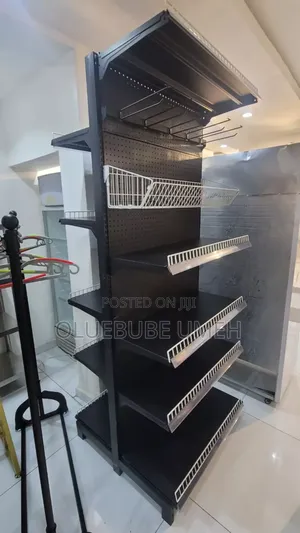 Black Double Sided Shelf
