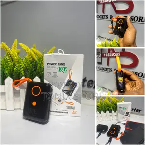 Portable Fast Charging Mini Powerbank With Retractable Chargers
