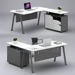 1.4 Meter Executive Office Table With an L-Shape Design