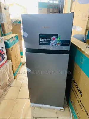 Hisense Double Door Refrigerator 124ltrs” 10yr Waranty