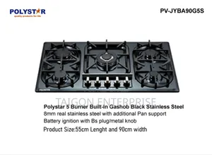 5 Burners Built in Gas Cooker