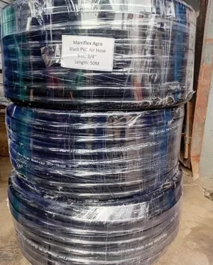 Roll of 3/4" Durable Black Water Hose