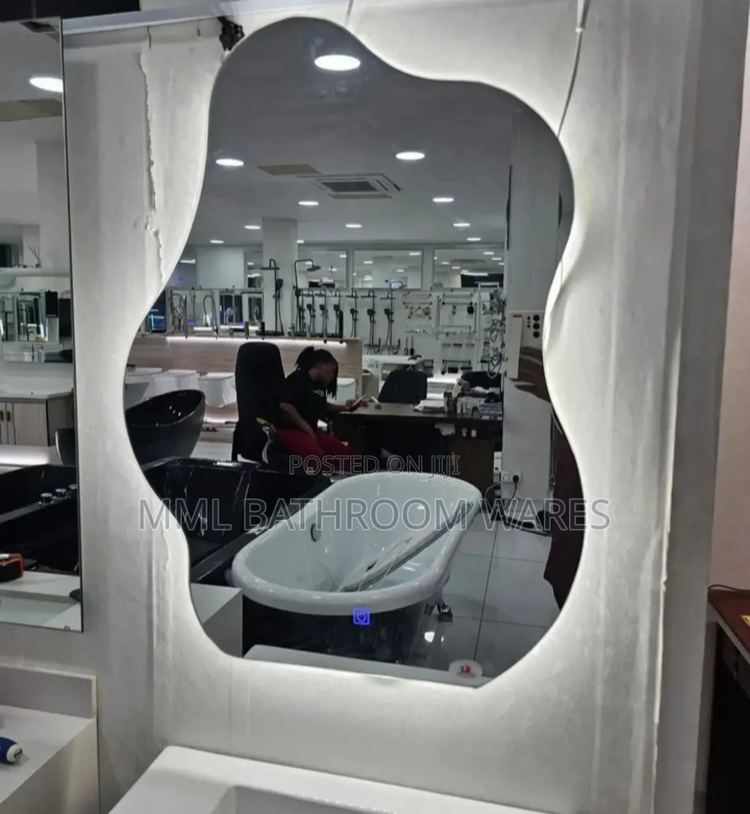 Cloud Shape Mirrors With Lights