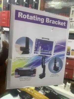 Rotating Bracket Flexible Provides 360 Viewing for Phones and Tablet