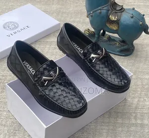 Versace Leather Classic Divers Shoe