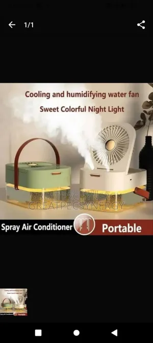 Rechargeable Mist Fan Samall