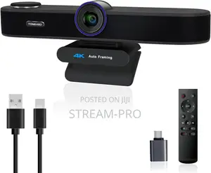 Tongveo 3-in-1 Webcam With Microphones and Speaker