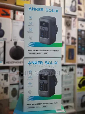 Anker Solix C200dc Portable Power Station 192wh/200w
