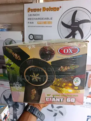 Solar Ceiling Fan 60 Inches Ox