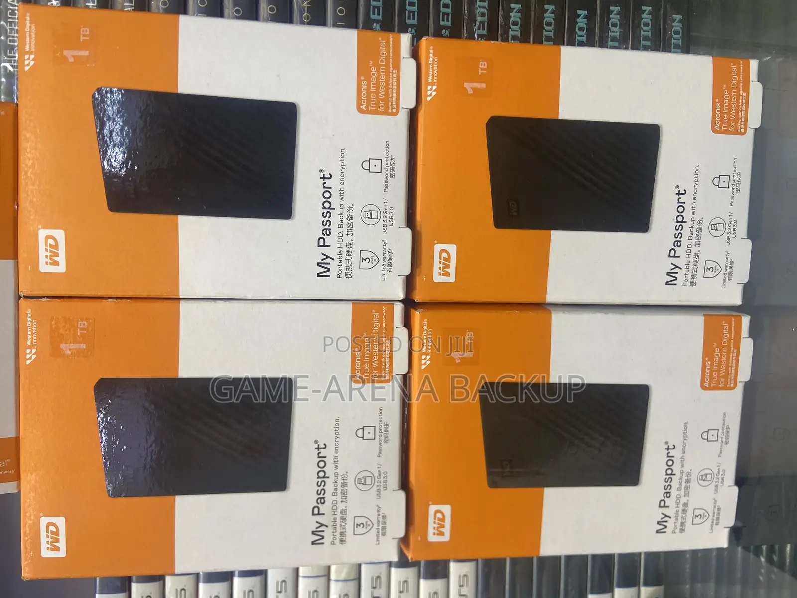 Wb Portable HDD External Hard Drive 1tb