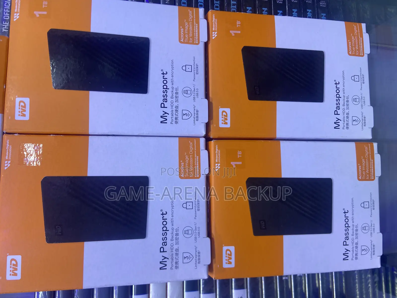 Wb Portable HDD External Hard Drive 1tb