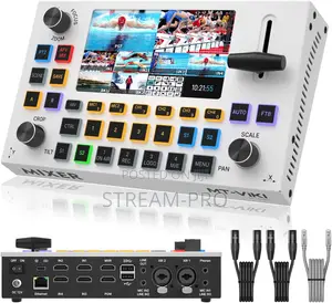Mt-Viki Live Streaming Video Switcher 4 Hdmi Input 5.5-Inch LCD Screen