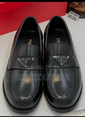 Original Italian Prada Loafers Available in Store