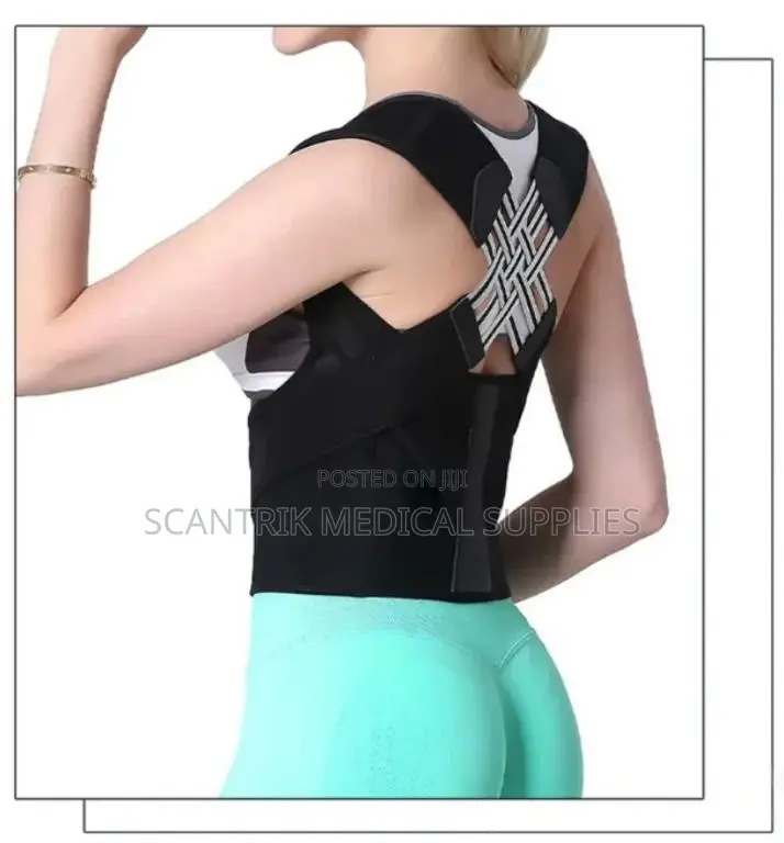 Breathable Adjustable Back Posture Support Brace