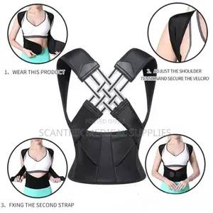 Heavy-Duty Adjustable Back Posture Support for Long-Term Use