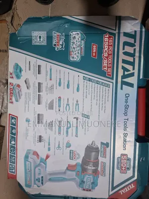 Total Compact Brushless Cordless Impact Drill Set