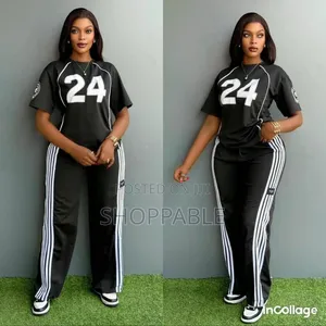 B.Ladies 2 Pieces Up and Down Trouser