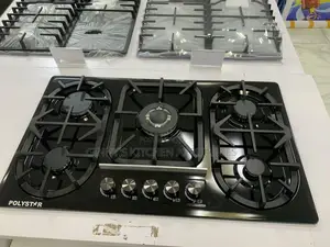 Back Stainless Burners Cooker