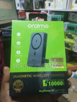 The Oraimo Magnetic Power Bank 15w (Opb-7102w)