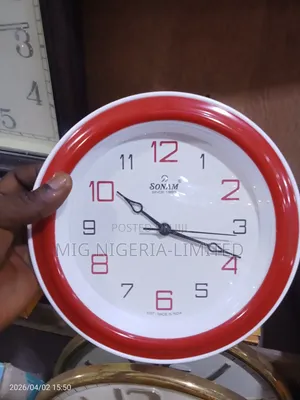 Sunam Portable Colourful Wall Small Clock