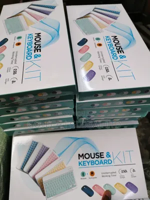 Mouse and Light Keyboard