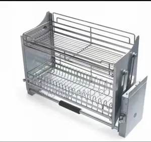 Pull-Down Elevator, Pulldown Cabinet Plate Rack Available in 60cm,80cm