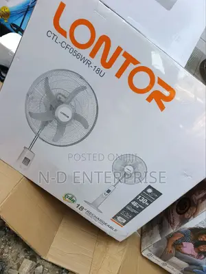 13 Hours Rechargeable Standing Fan