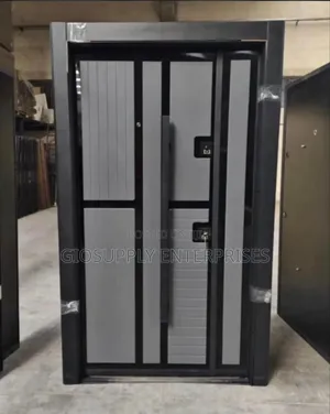 Turkish Luxury Maximum Security Door With a Modern Black Gray Finish