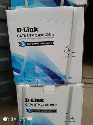 Dlink Cat 6 Utp 305m Pure Copper Cable