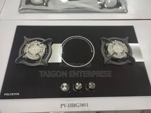 2;Burners Gas And 1 Electric Cooker