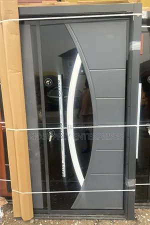 4ft X 7ft Modern Gray Steel Security Door