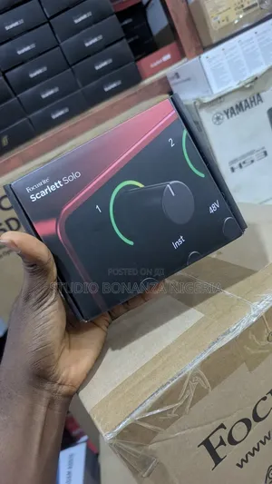 Focusrite Scarlett Solo 4th Gen Audio Interface Soundcard