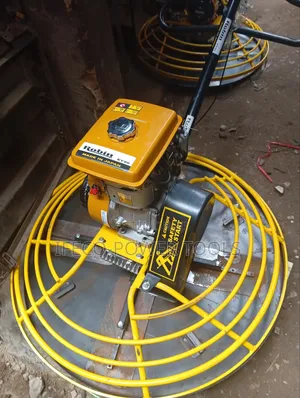 Robin Power Trowel Machine Used for Finishing Concrete Floors.