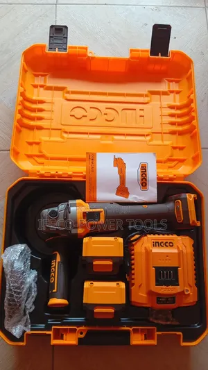 Ingco 20v Lithium-Ion Angle Grinder, Model Number Cagli.