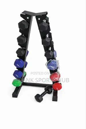 6 Step Dumbbell Rack