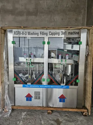 Automatic Bottle Water Machine - Rinsing, Filling Capping Machine
