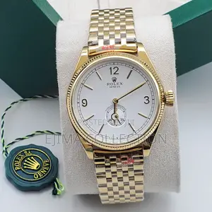 High Quality Luxury Automatic Rolex Chain and Leather Watch