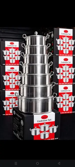7 Set of Aluminum Cookware