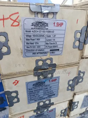 Solar Pumping Machine a/C D /C 1.5hp