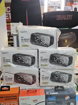 Havit M3 Digital Alarm Clock Bluetooth Speaker With Fm Radio