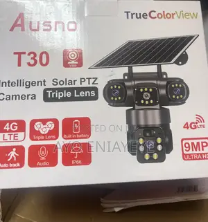 Solar CCTV Camera in Abuja With 3lens